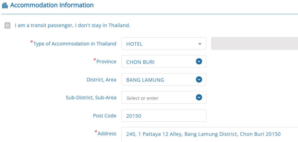 Tdac Example Document How to Fill Out the TDAC, Thailand Digital Arrival Card