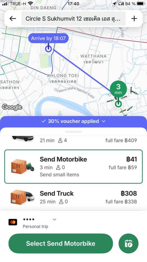 Bolt taxi app