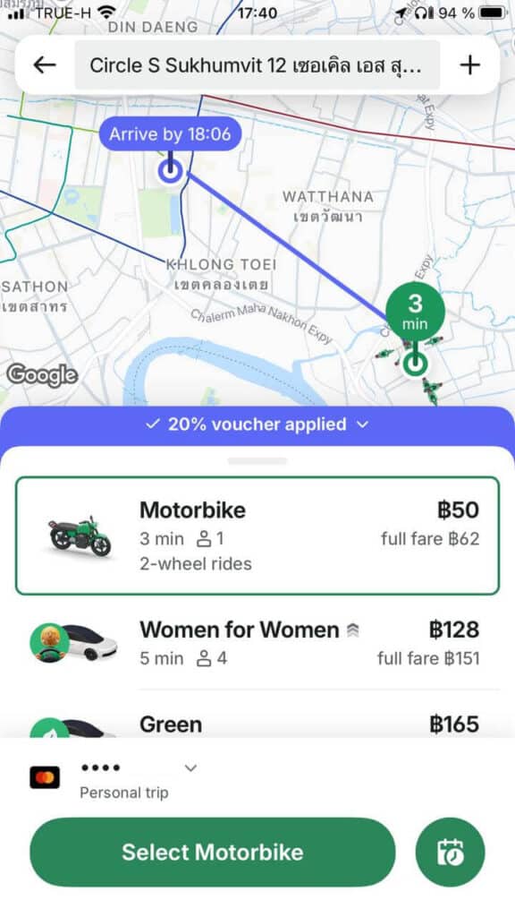 Bolt taxi app