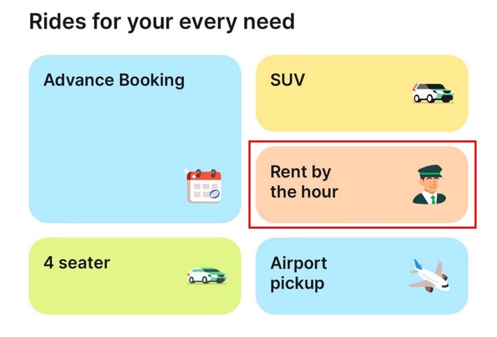 Full-Day Taxi Rentals in Bangkok via Grab