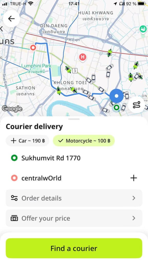 inDrive taxi app