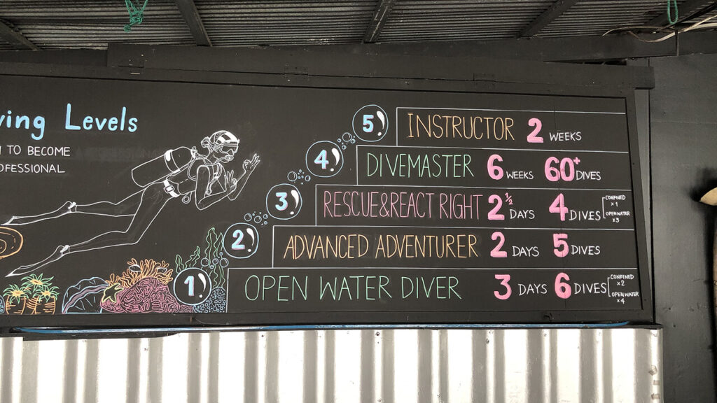 Diving courses in Koh Tao
