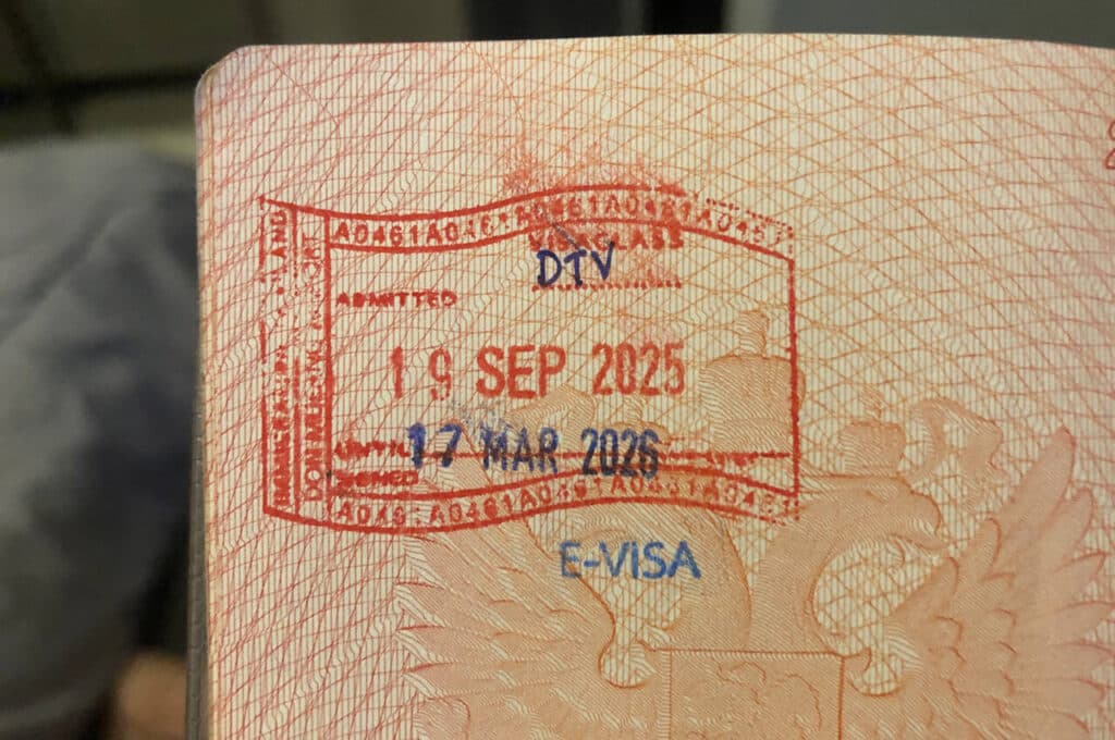 DTV Visa Stamp