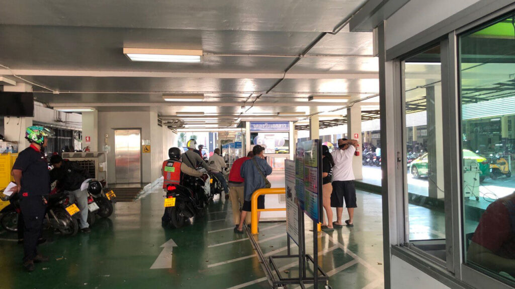 Second motorbike inspection during registration