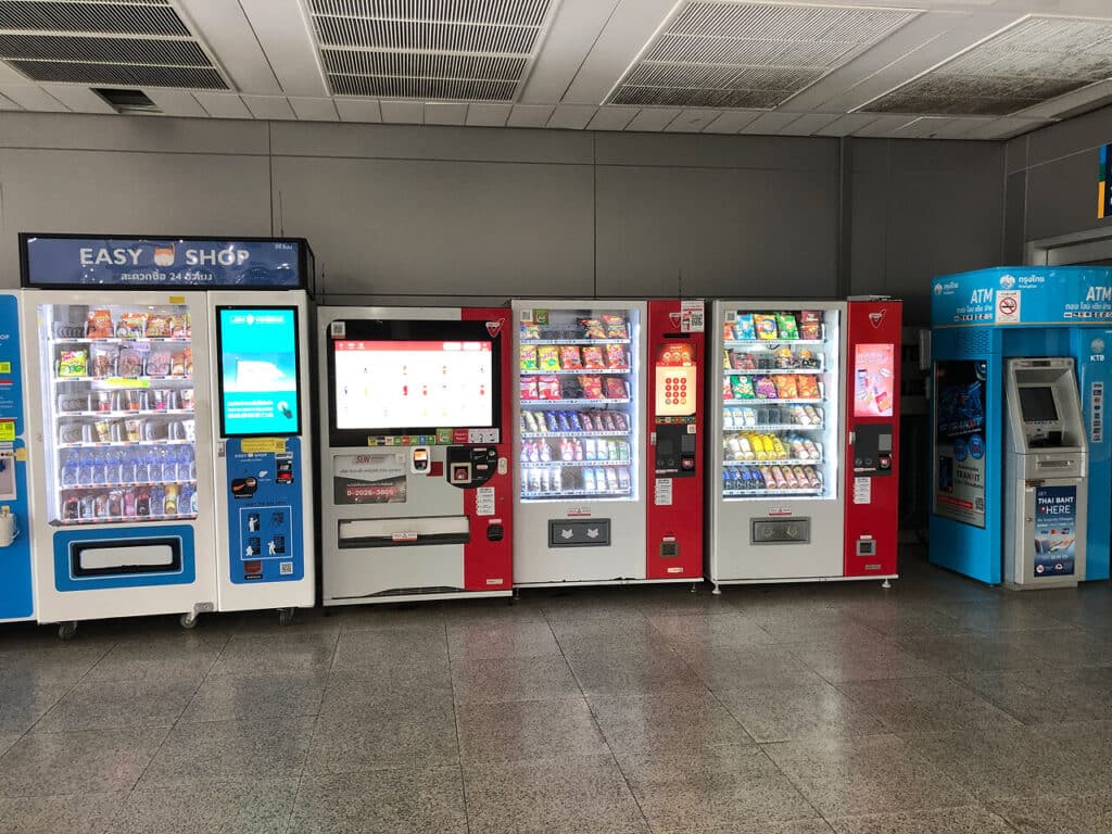 Vending Machines at Krung Thep Aphiwat station