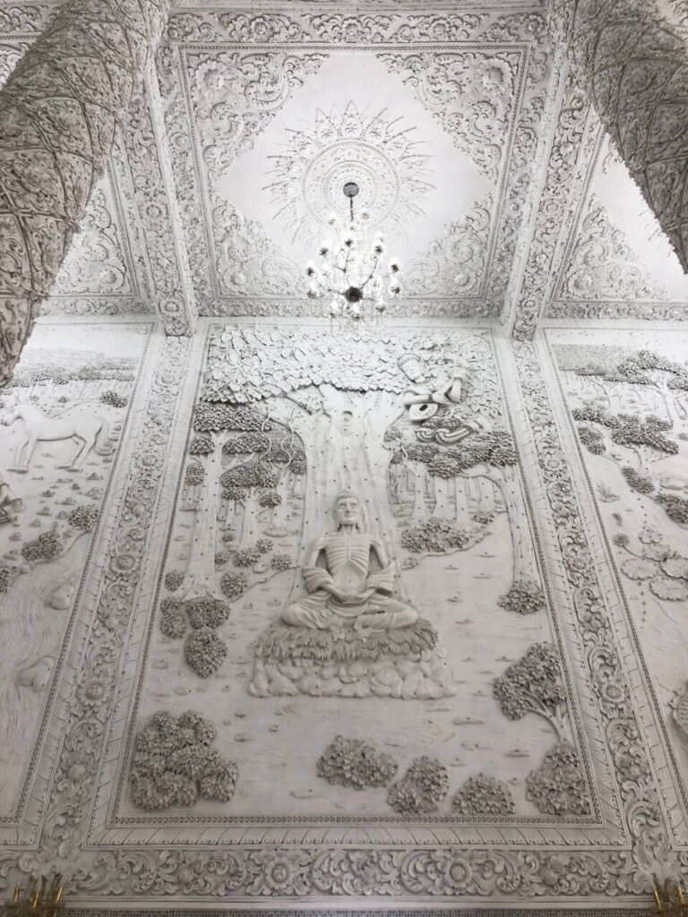 Inside of the Wat Huay Pla Kang