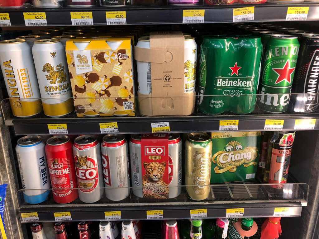 7-Eleven Beer Prices in Thailand