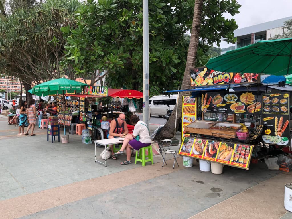 Food on Patong Beach