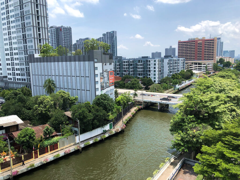 Green neighborhood in Bangkok
