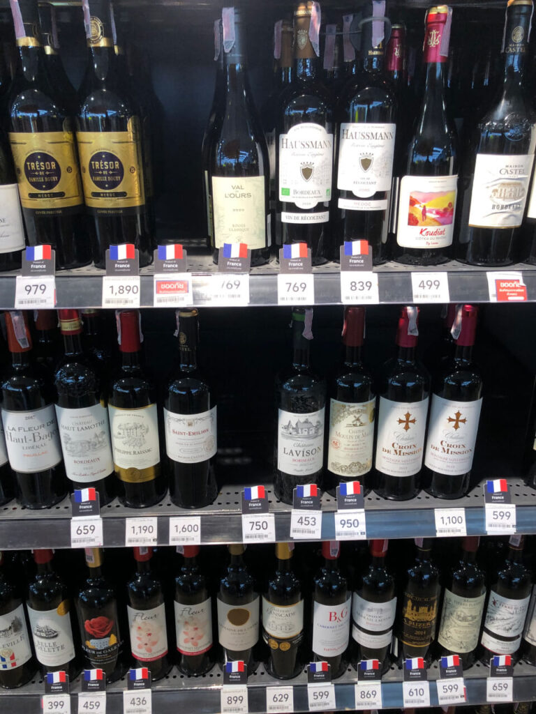 Imported Wine in Thailand