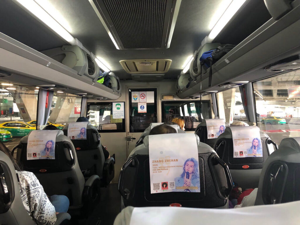 RRC Bus from Suvarnabhumi Airport to Hua Hin