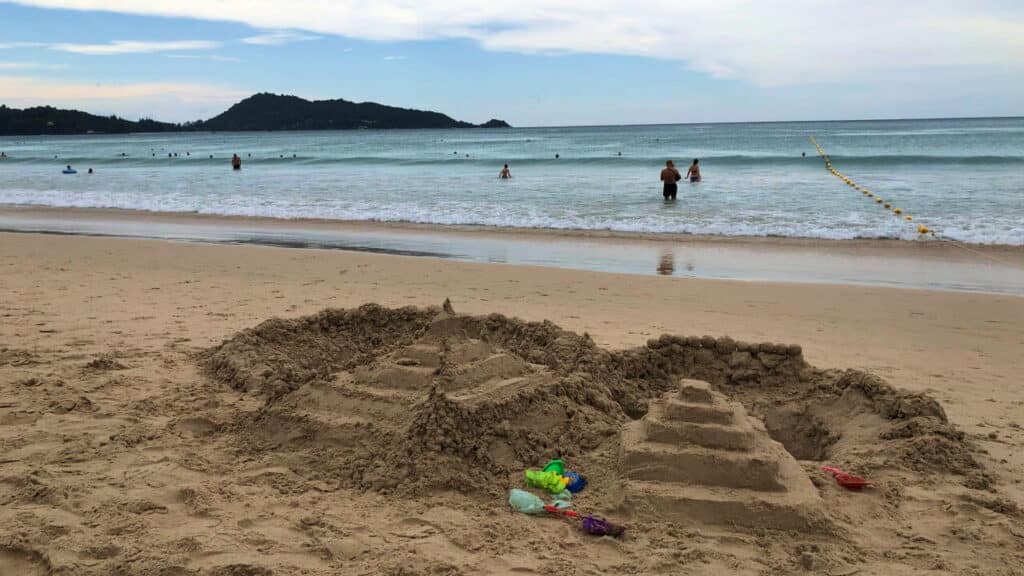Sand on Patong Beach