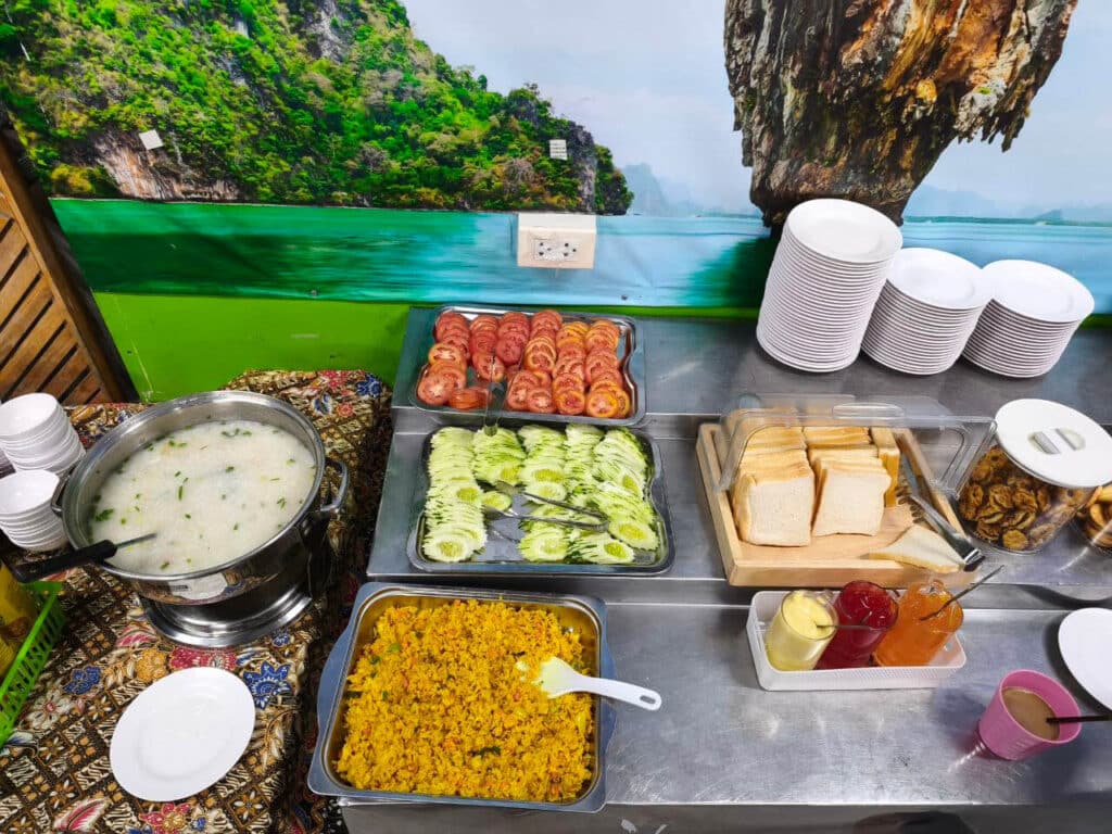 Breakfast at Similand Islands Excursion