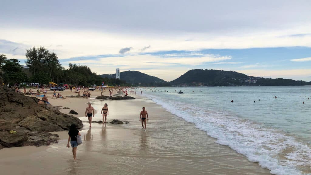 Waves on Patong Beach