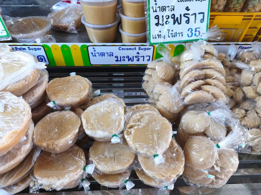 Coconut Sugar at Mae Klong Market
