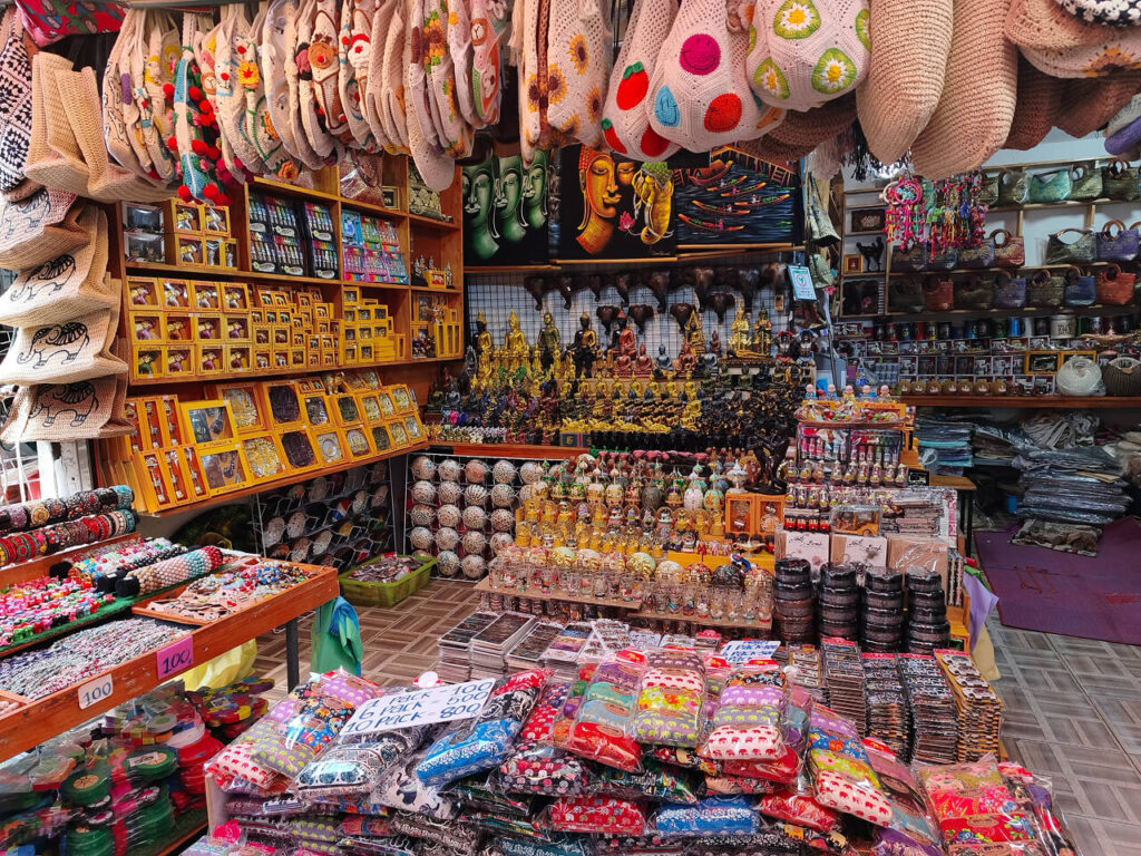 Souvenirs at Mae Klong Market