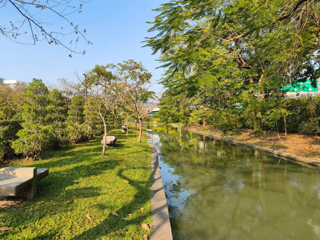 A canal at Chatuchak Park