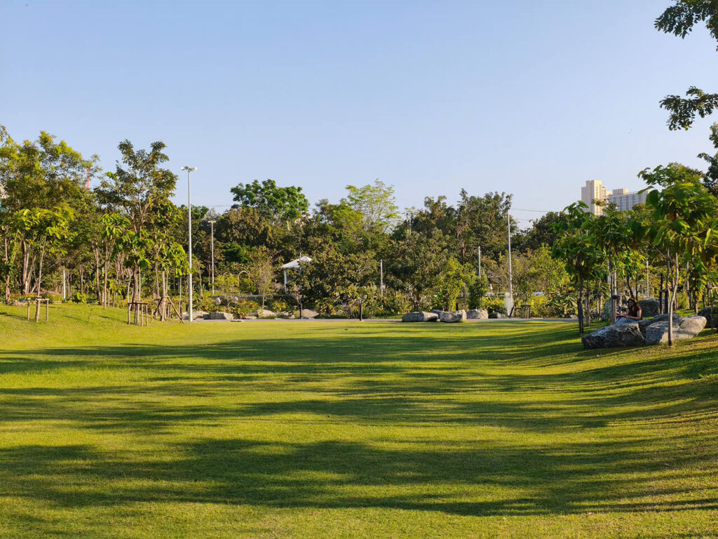 Lawn in Queen Sirikit Park