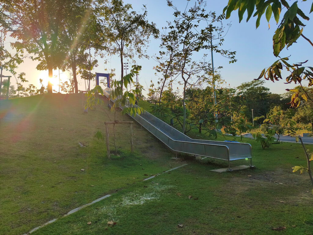 Big slide in Queen Sirikit Park