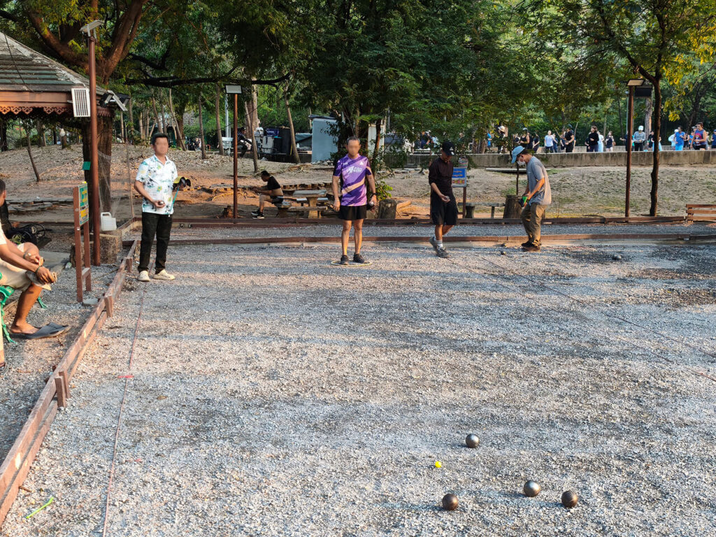 Petanque at Rot Fai Park