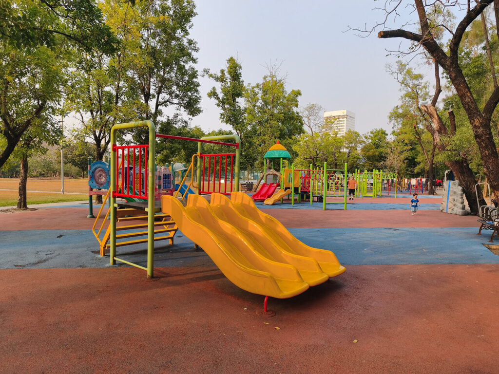 children's playground at rot fai park