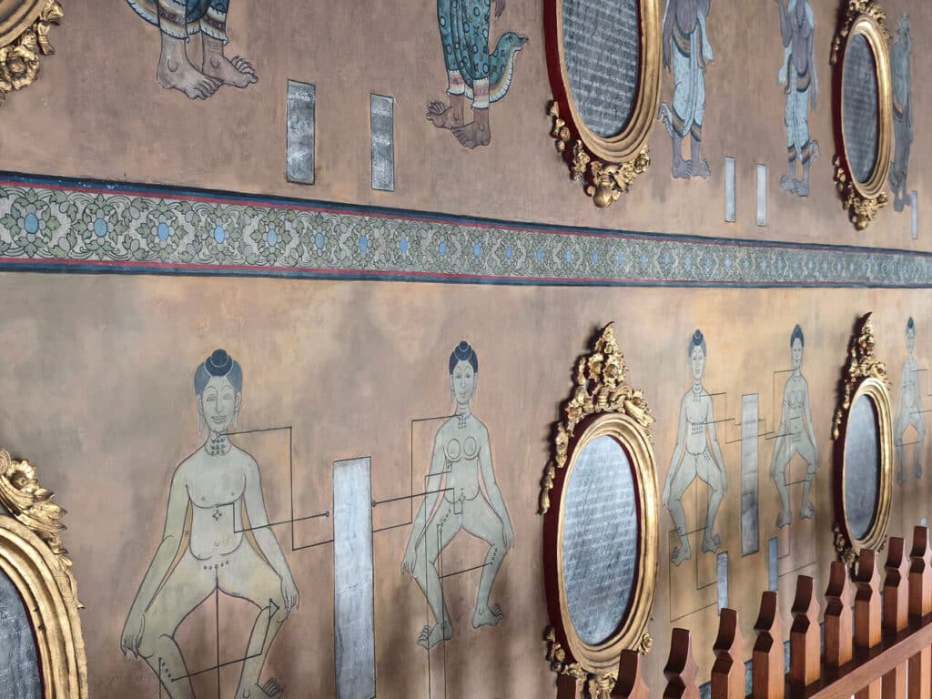 knowledge of traditional Thai massage was carved into Wat Pho's walls