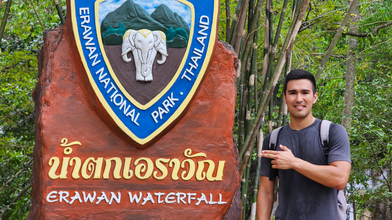 How to get to Erawan Falls from bangkok
