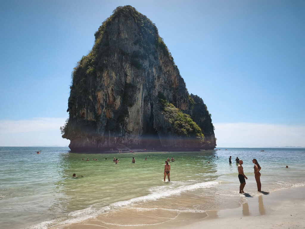 Rock at Phra Nang Beach