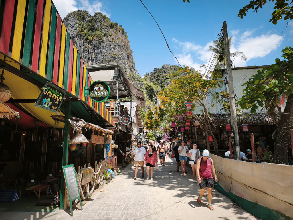 Walking Street near Railay Beach