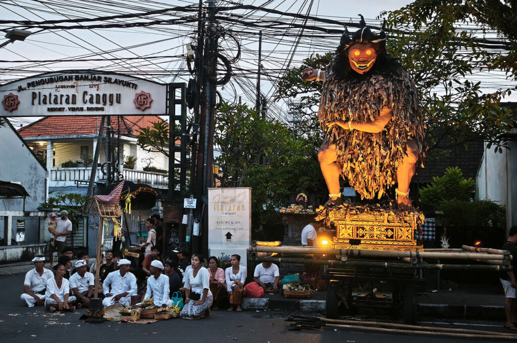 Tawur Kesanga ritual one day before Nyepi