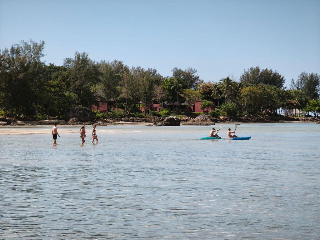 Kayaks on Tubkaek Beach in Krabi