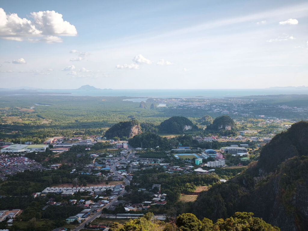 View from Wat Tham Suea in Krabi