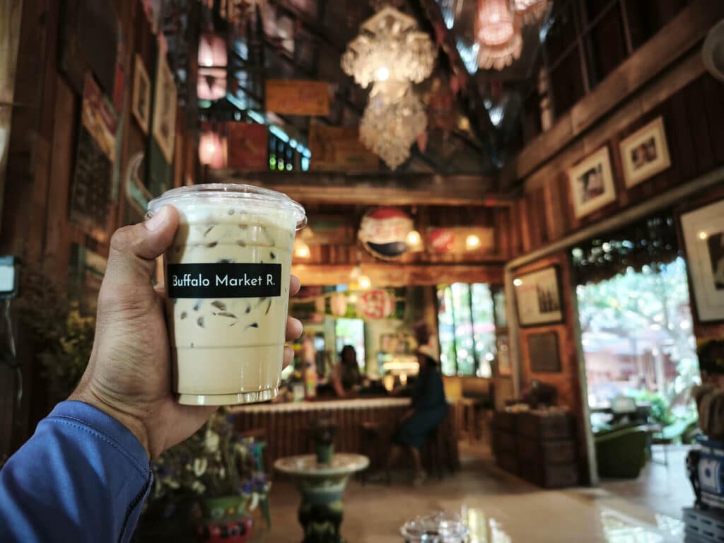 Coffee at Buffalo Market Ratchaburi