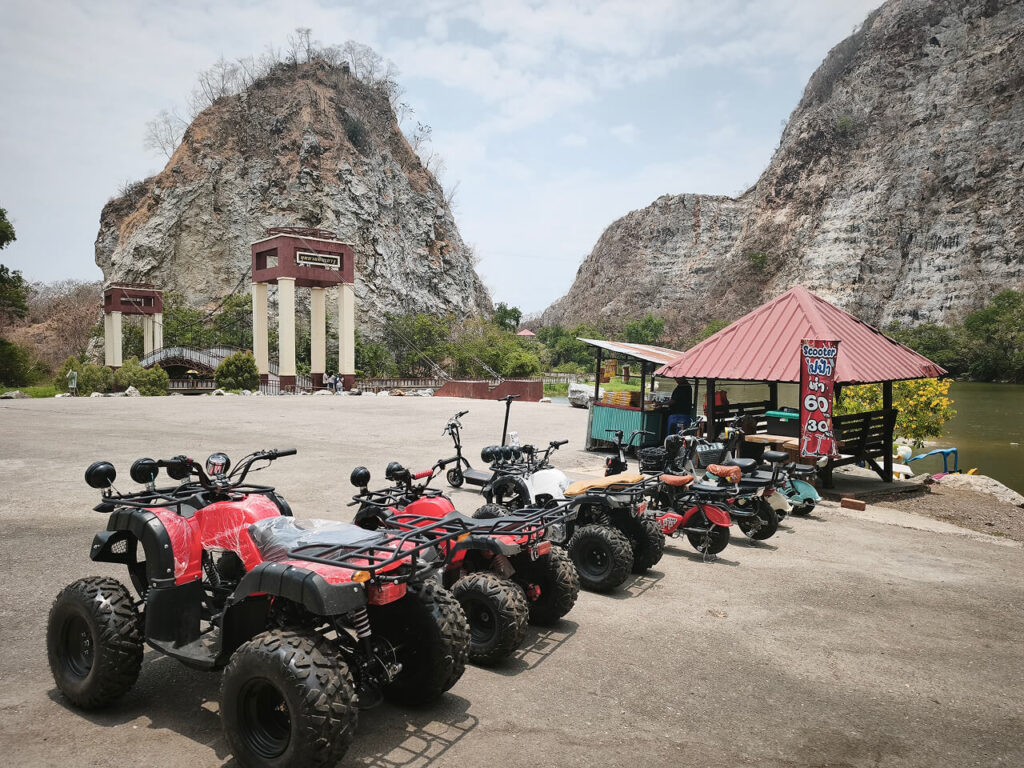 ATV rent at Hin Khao Ngu Park