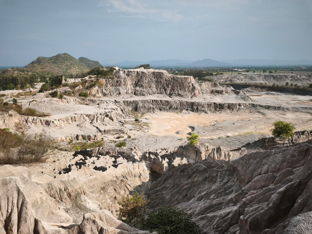 View from the top of Ratchaburi Grand Canyon