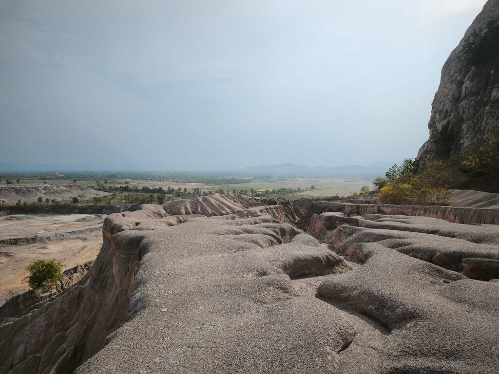 View from the top of Ratchaburi Grand Canyon