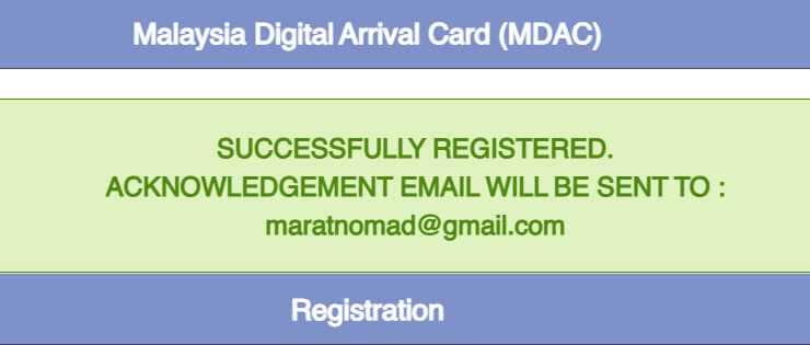 How to apply for MDAC (Malaysia Digital Arrival Card). Step 4