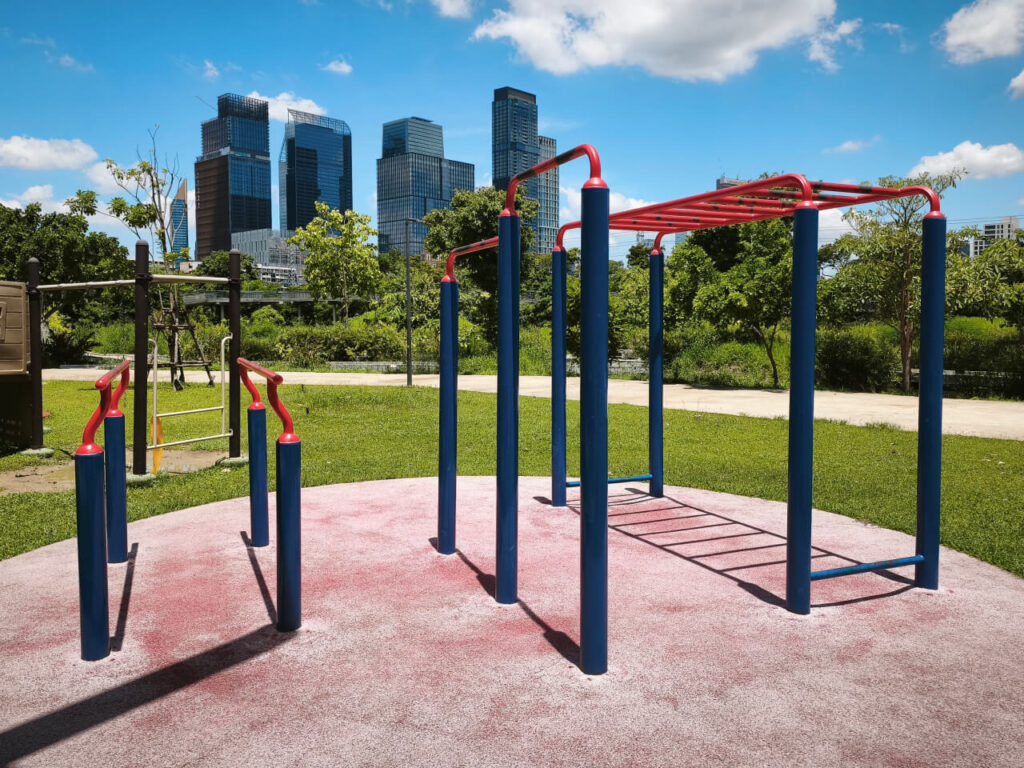 Outdoor Fitness Area at Benchakitti Park