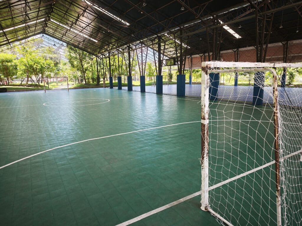 Football court in Benchakitti Park
