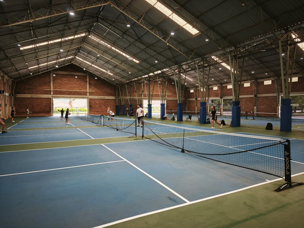 Pickleball court in Benchakitti Park