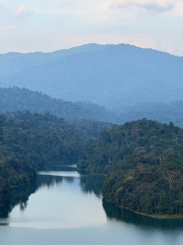View from Bukit Tabur at Klang Gates Reservoir