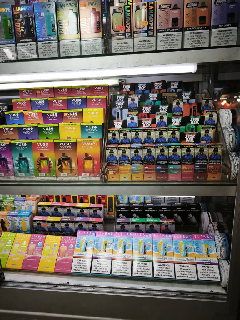 Vapes are being sold in Petaling Street