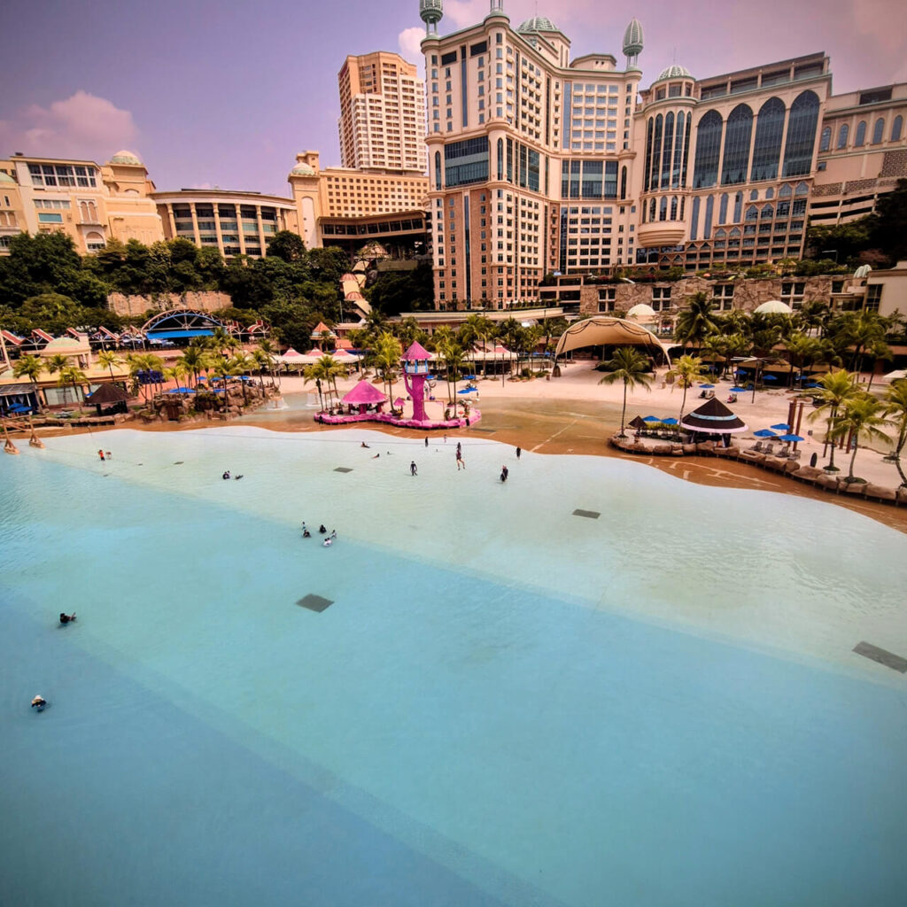 Sunway Lagoon theme park in Malaysia