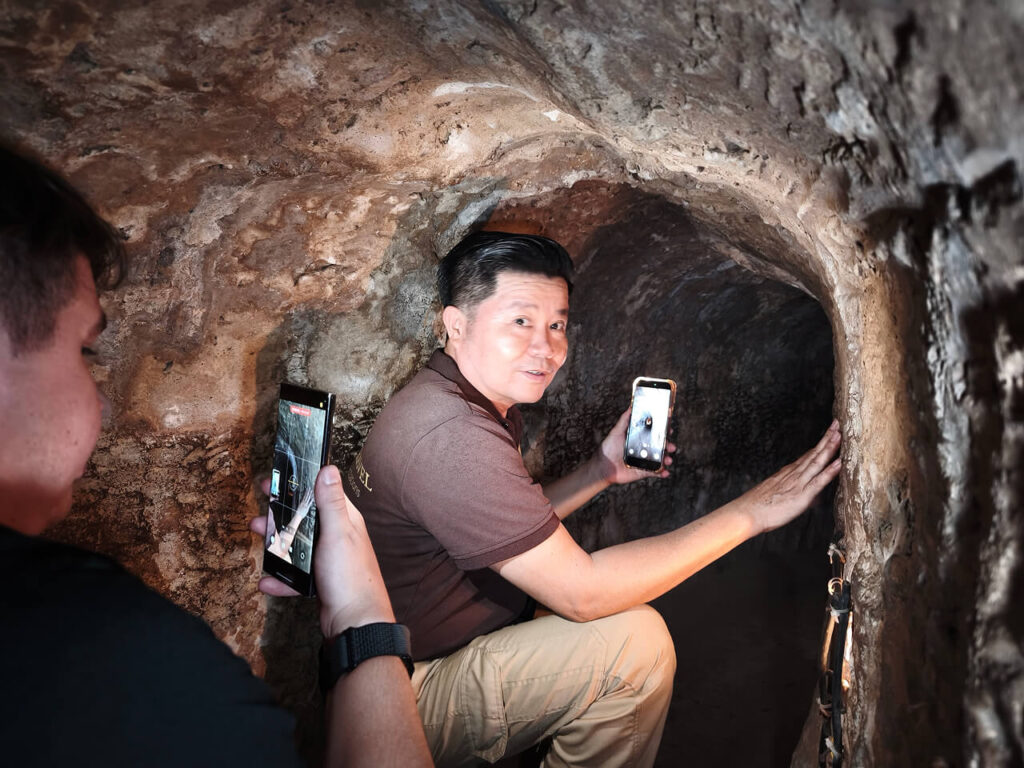 Inside the Cu Chi Tunnels