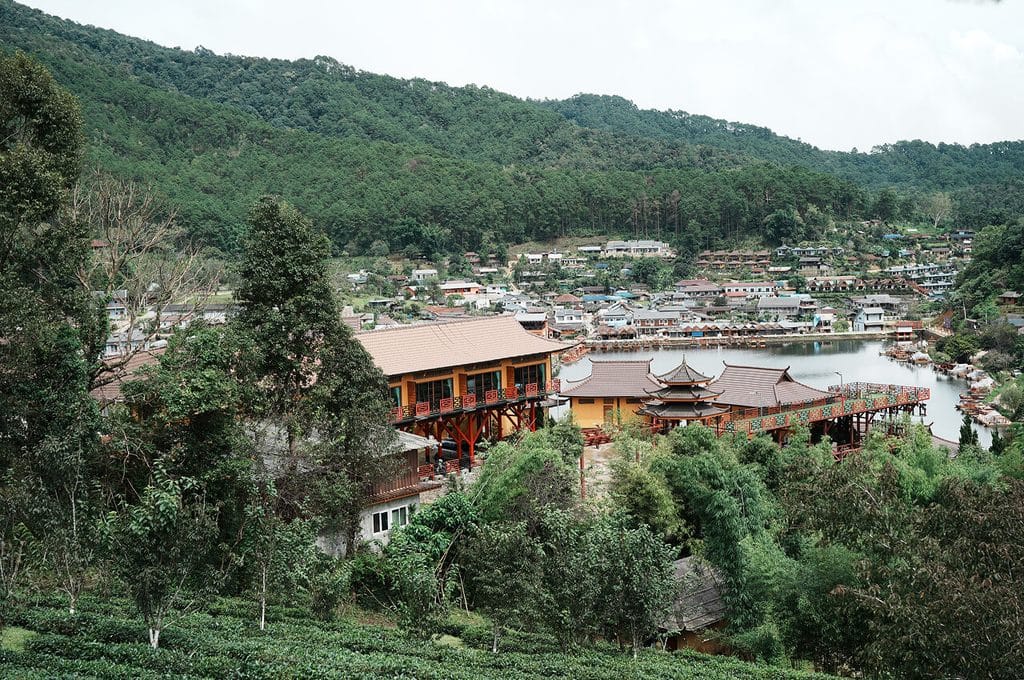 Mountain village of Ban Rak Thai in Mae Hong Son Province