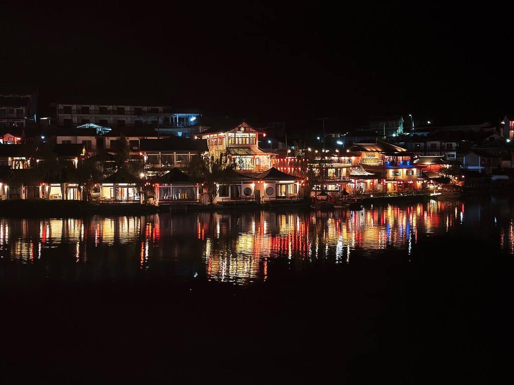 Ban Rak Thai in the evening