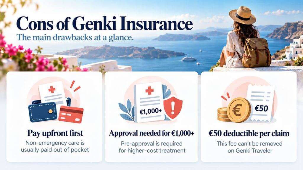 Cons of Genki Insurance