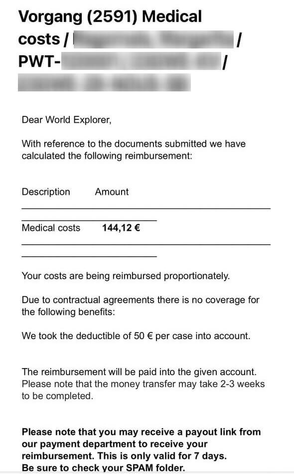 Compensation from Genki